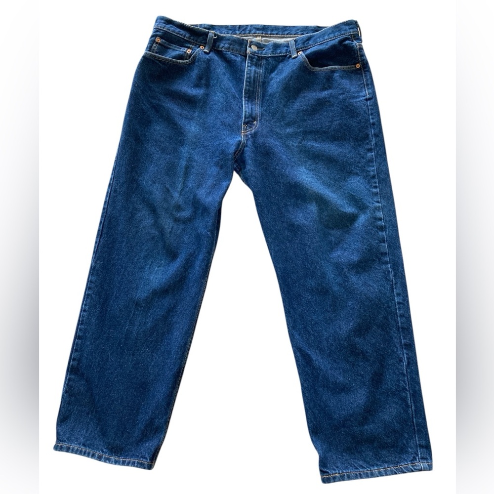 Levi's 550 5 pocket Relaxed Blue Jeans with Classic Denim Style 42x29